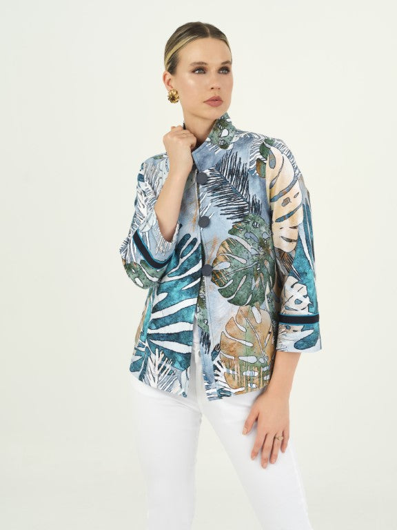 Dolcezza - Jas Tropical Blue By Bonnie Bruno - Maat S bloem