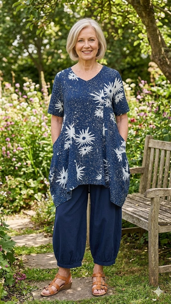 Normal Crazy - Dress Bora - Batik blue