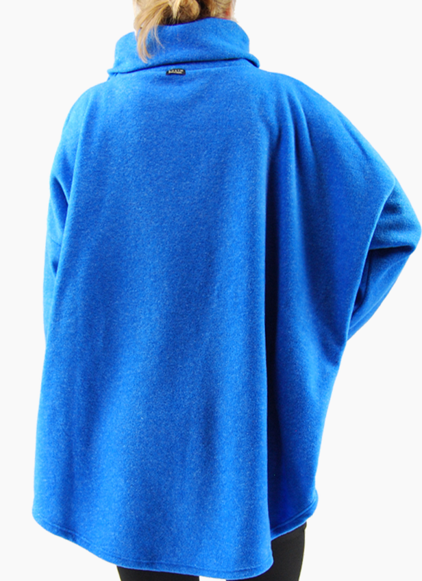 Boris - fleece trui strik - uni + print - Nr. 6110