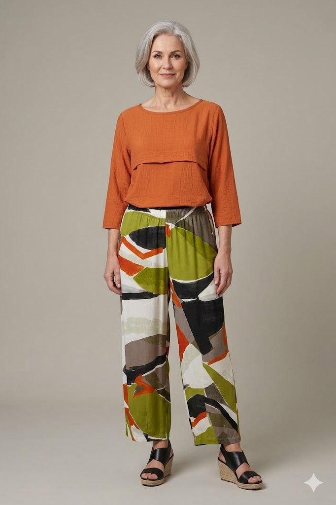 E-Avantgarde - Broek 15203- 69 - Print Mix