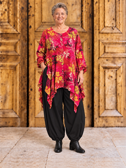 Normal Crazy - Blouse Peru lange mouw - Rood