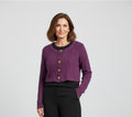 Heart - Cash vest - Purple