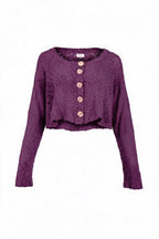 Heart - Cash vest - Purple