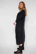 Chalona - Linnen Jurk - Denim-blauw