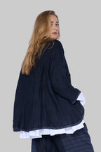Chalona - Linnen Shirt  - Denim-blauw
