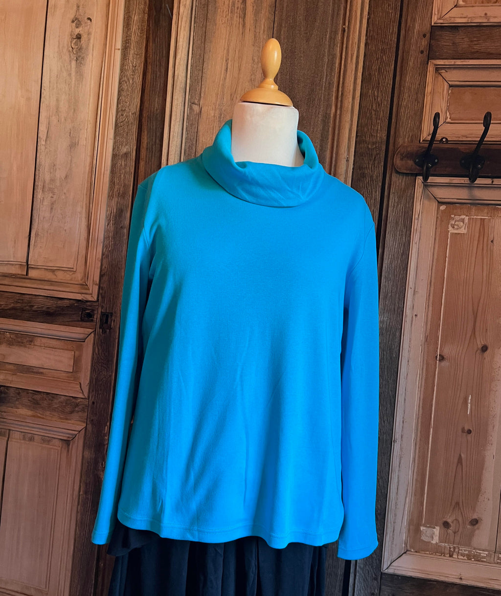 Geesje Sturre - Basic Pulli met col 2302308 - #5 Helder blauw