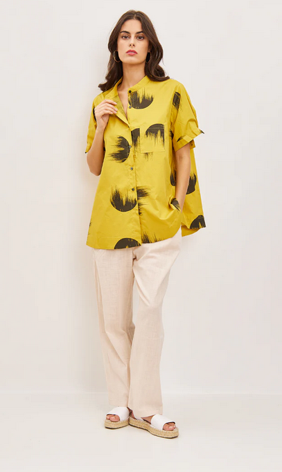 Bella blue - Blouse D085-H2898 - Jauna geel