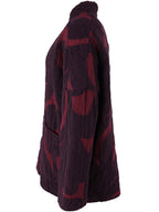 Danefæ - Quiltjasje Danekatrin - Dark Wine/Dark Cherry TROPS