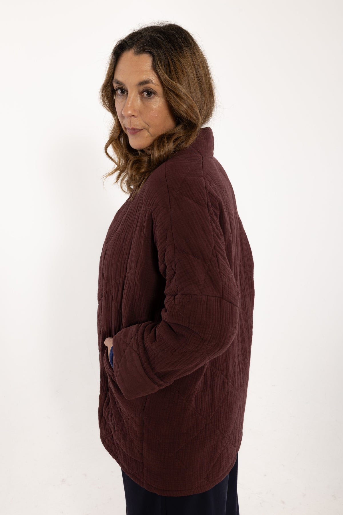 Danefæ - Quiltjasje Danekatrin - Dark Wine