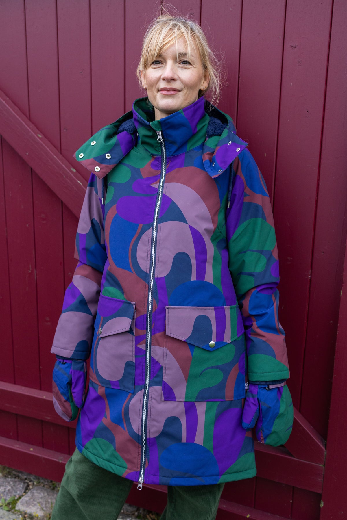 Danefæ - Winterjas Daneturell - Grey Plum TROPS