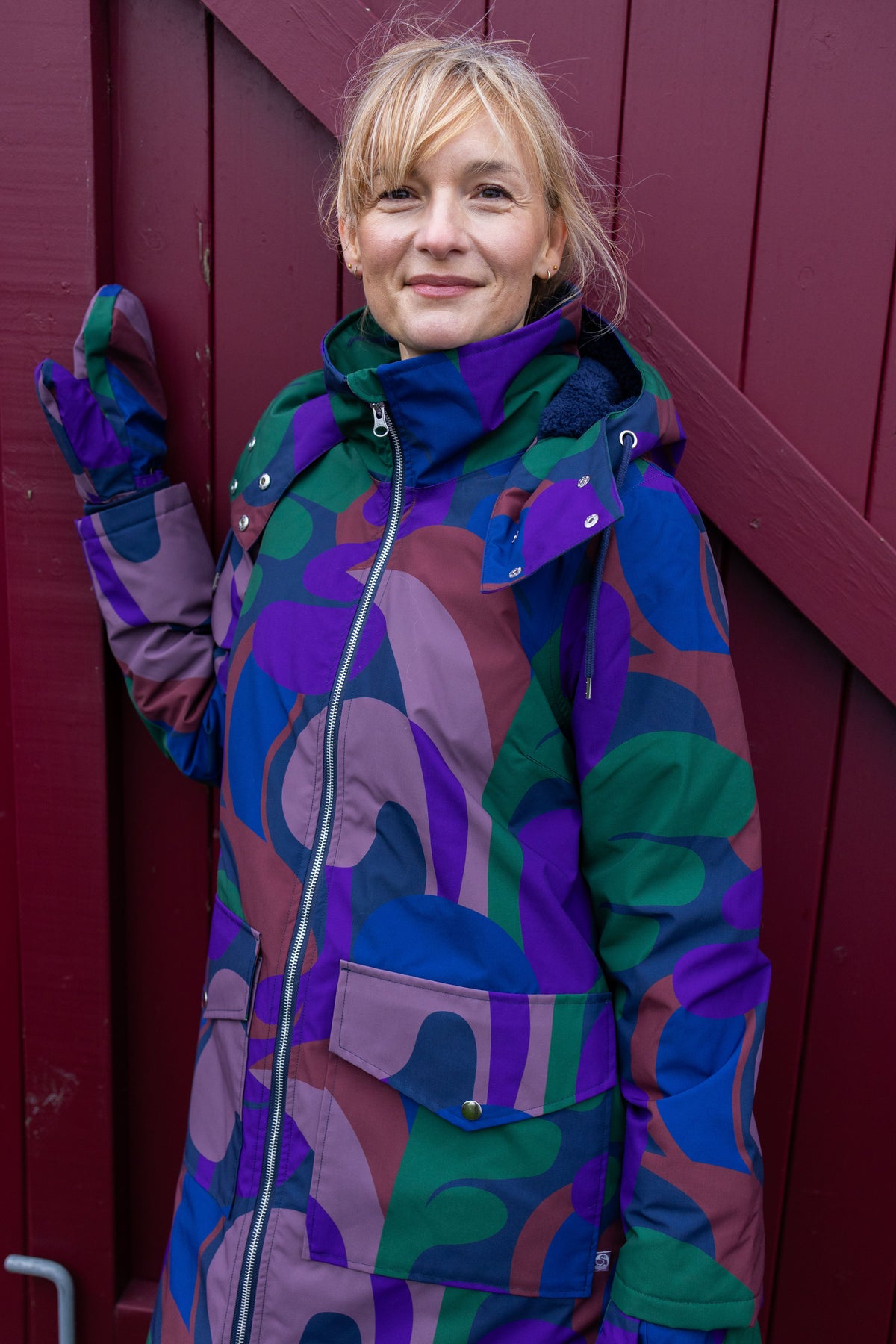 Danefæ - Winterjas Daneturell - Grey Plum TROPS