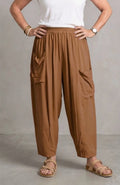 Normal Crazy - Broek Delphine - 100% Rayon - bruin