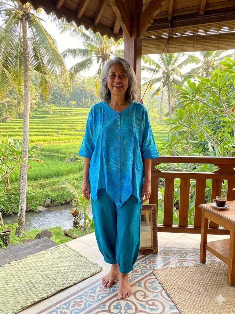 Normal Crazy - Blouse Dini korte mouw - Batik