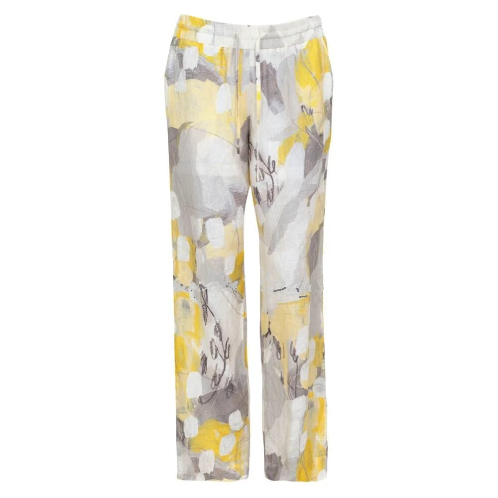 Dolcezza - Linnen Broek - Print by June Erica - Maat S