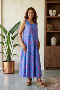 Normal Crazy - Mouwloze jurk Rose batik
