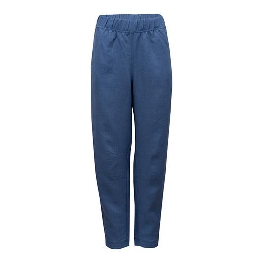 E-Avantgarde - Linnen 7/8  broek - Jeansblauw *