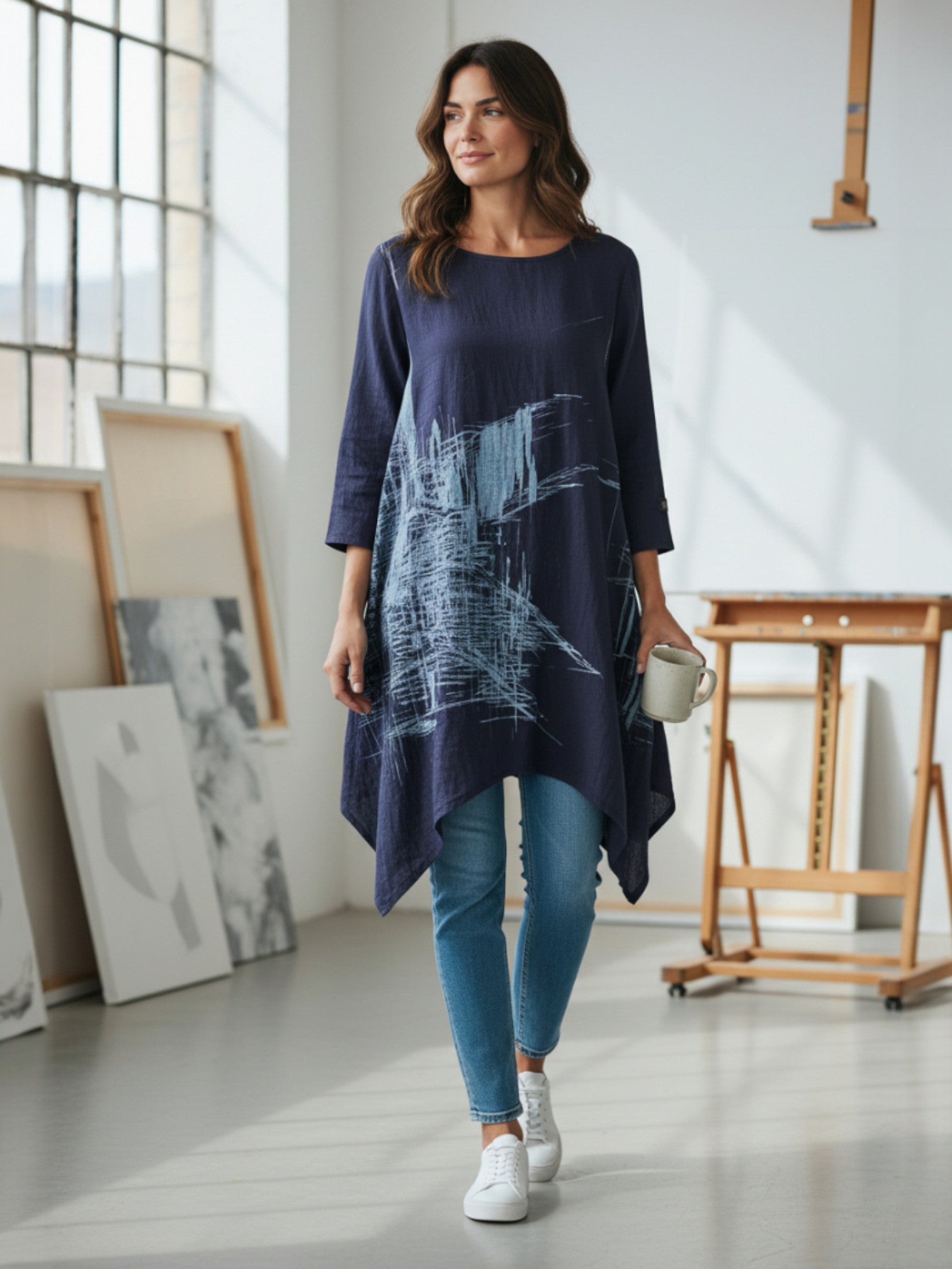 E-Avantgarde - Tuniek 15001 - Navy Sky