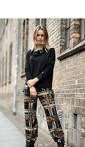 E-Avantgarde - Broek Print Multicolour - maat XXL *