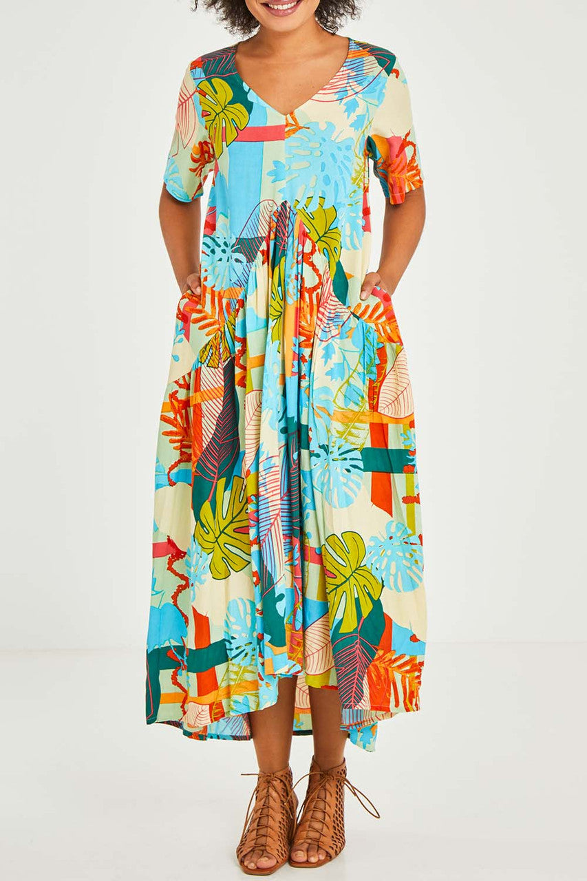 ORIENTIQUE - Frigliani jurk Peak - Maat 36 en 38