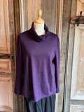 Geesje Sturre - Basic Pulli met col 2302308 - #33 Donker paars