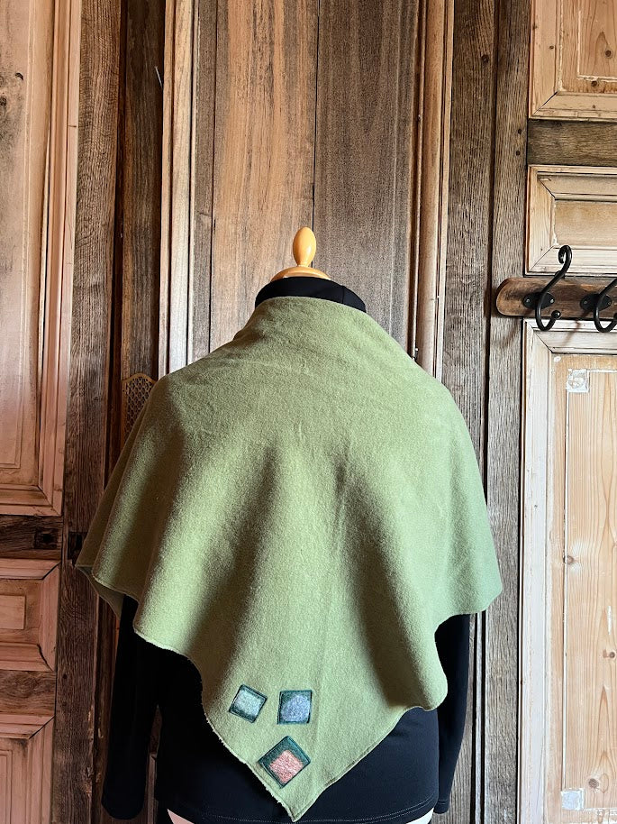Geesje Sturre - Sjaal - Linde groen