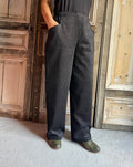 Geesje Sturre - Wijde broek rib 624458 - #203 - Zwart