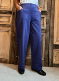 Geesje Sturre - Wijde broek rib - 193 paars lila