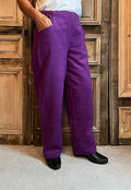 Geesje Sturre - Wijde broek corduroy 624458 - #211 (#193) Paars