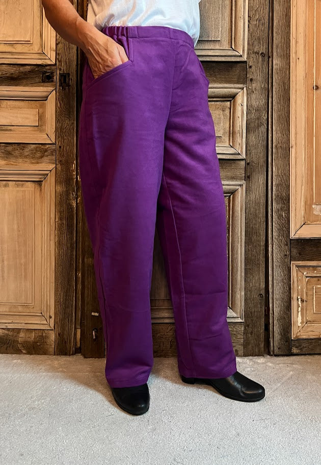 Geesje Sturre - Wijde broek corduroy 624458 - #211 (#193) Paars