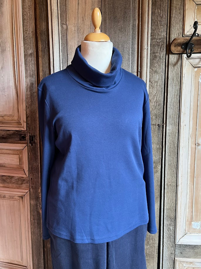 Geesje Sturre - Basic T-shirts met col 2302308 - #20 Nachtblauw