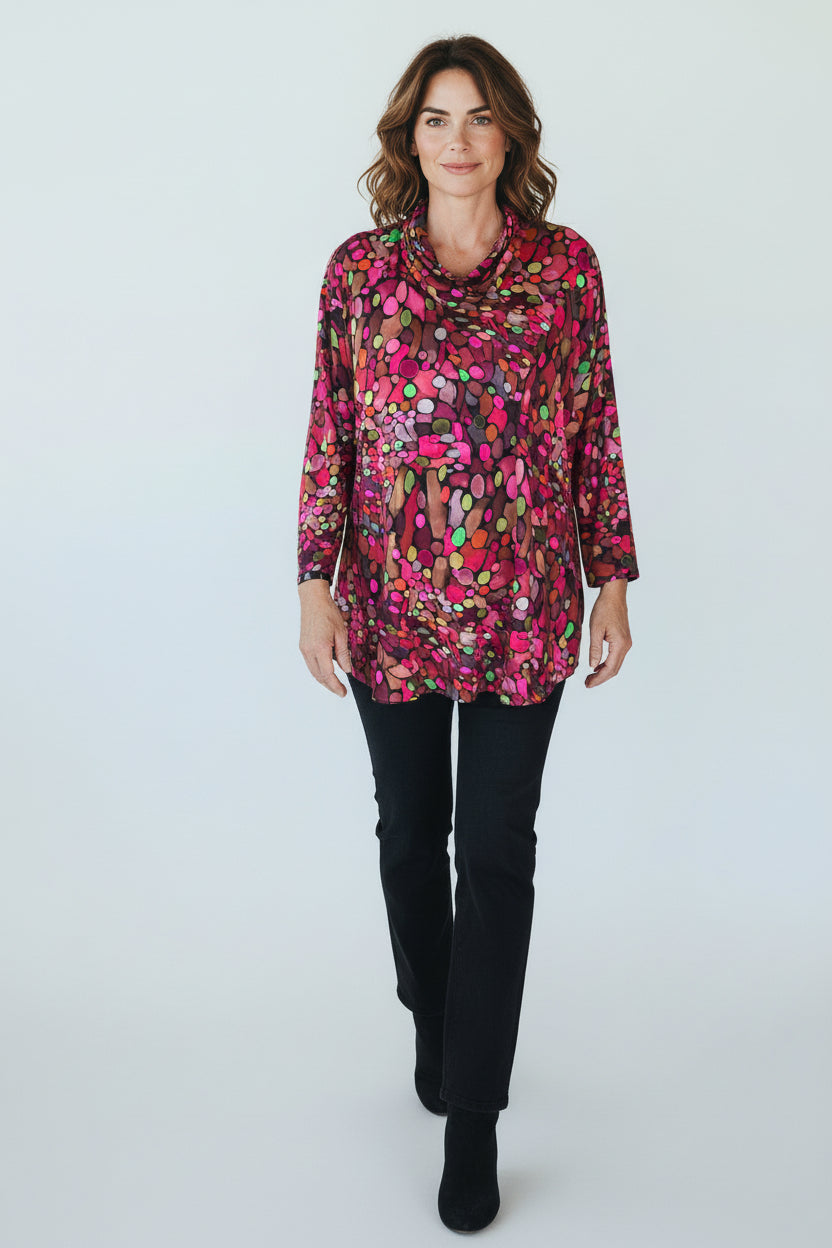 Geesje Sturre - Tuniek - Kleurenprint +