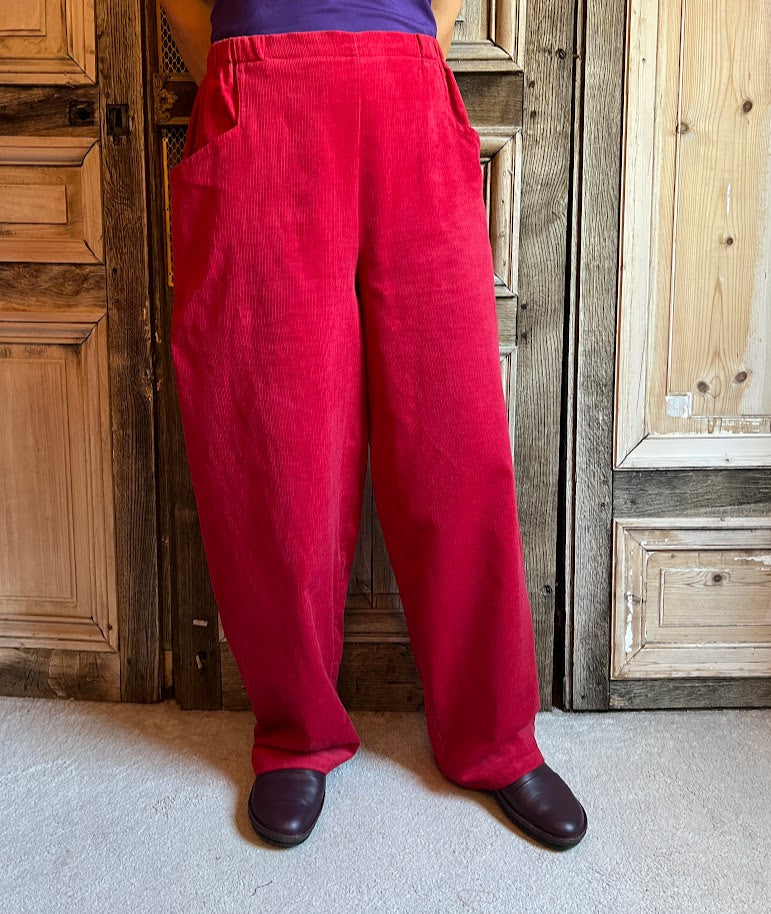 Geesje Sturre - Wijde broek corduroy 624458 - #301 Rood