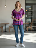 HeArt - Nasha top - Purple (Magenta)