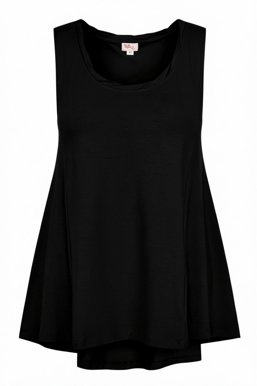 HeArt - Top Mouwloze Noosa BVS - Black