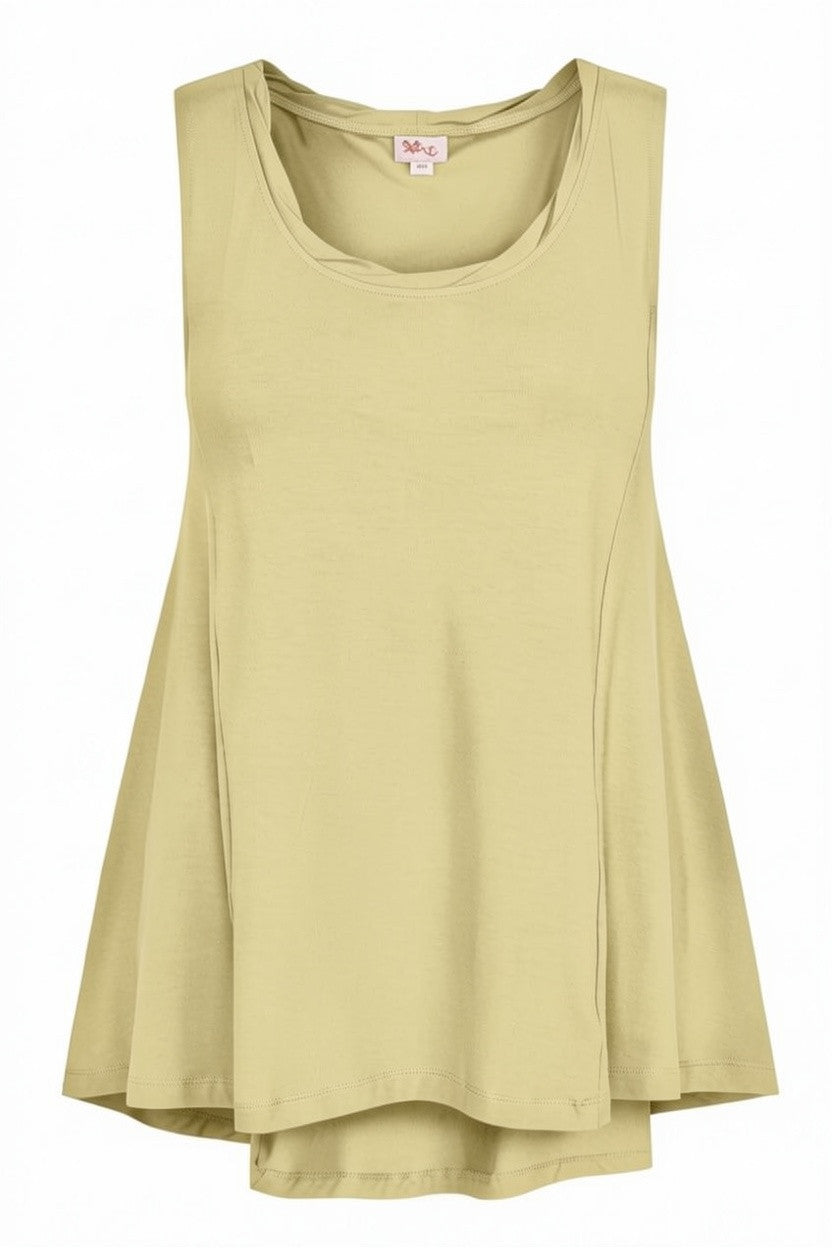 HeArt - Top Mouwloze Noosa BVS - Mellow Yellow