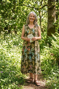 HeArt - Mouwloze Jurk Marys - Olive/groen