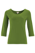 HeArt - Basic shirt 3/4 mouw - Olive green 22