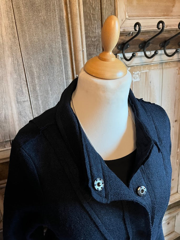 HeArt - Lang vest/ tussenjas Lior - Blue