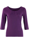 HeArt - Basic shirt 3/4 mouw - Purple 01