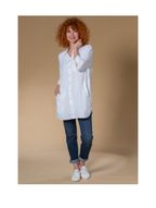 Heidekönigin - Lange blouse - Wit
