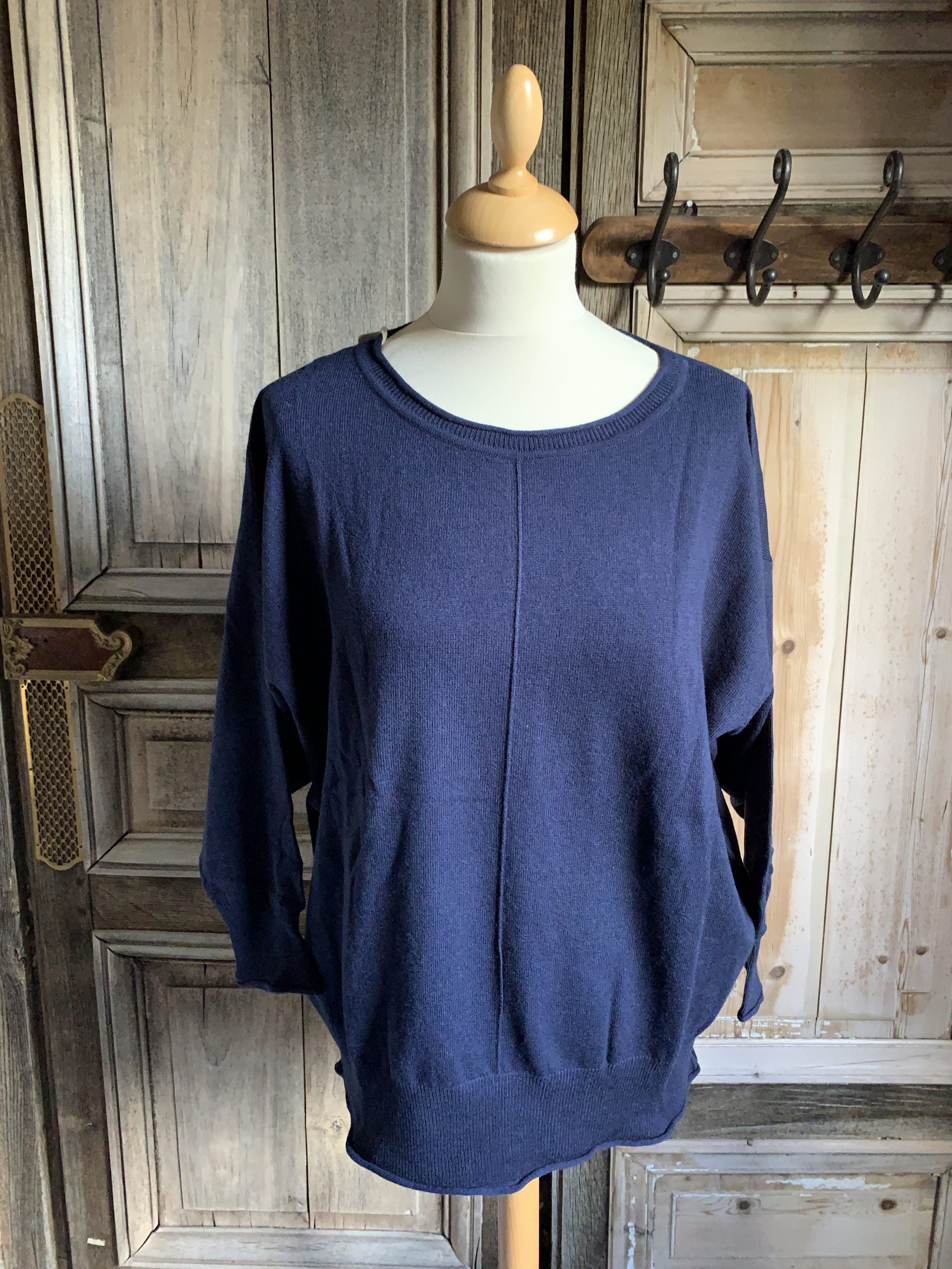 Himalaya - Trui Reese - Navy wol