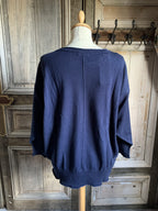 Himalaya - Trui Reese - Navy wol