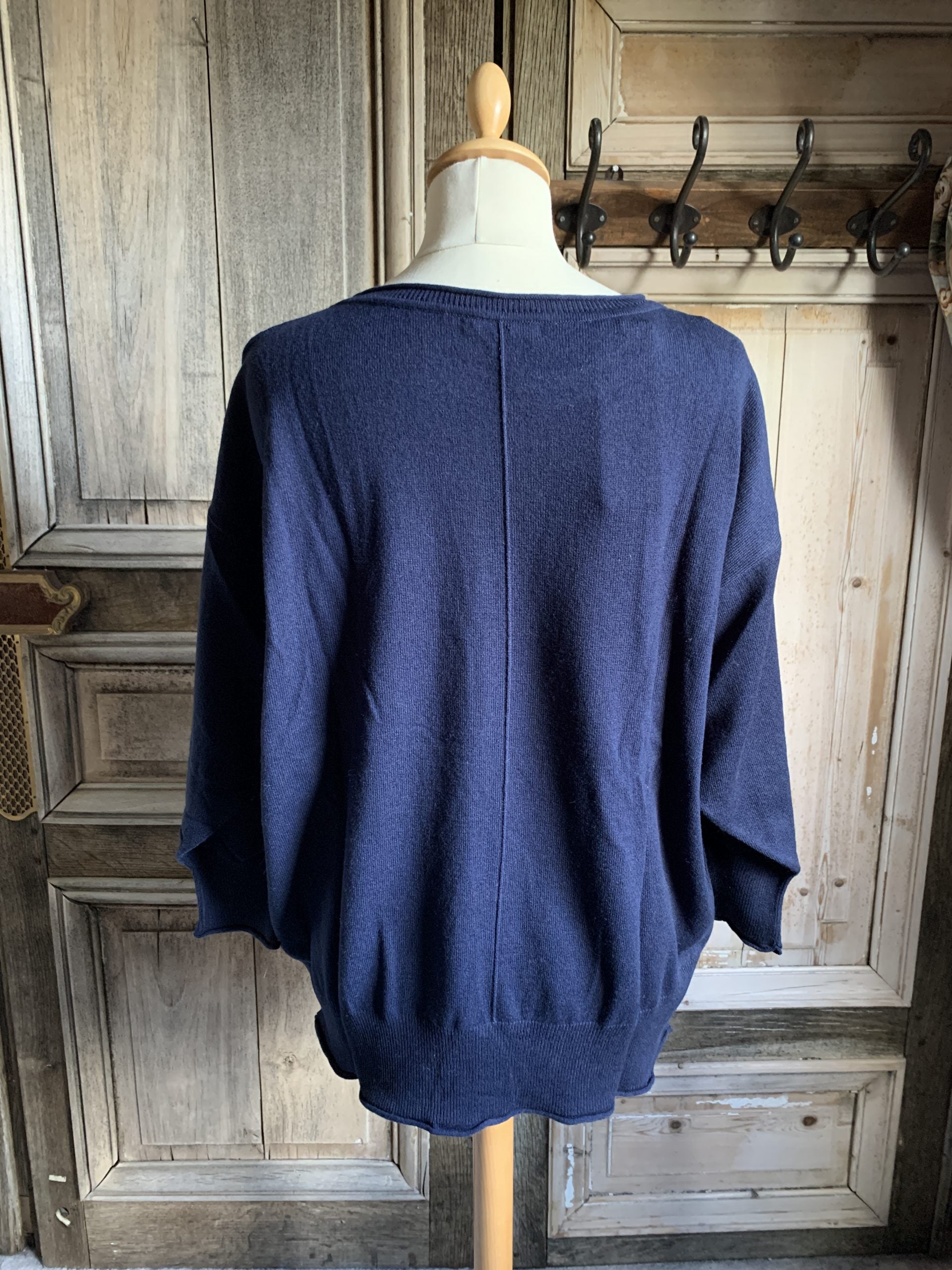 Himalaya - Trui Reese - Navy wol