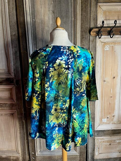 Normal Crazy - Blouse New Moza korte mouw Batik