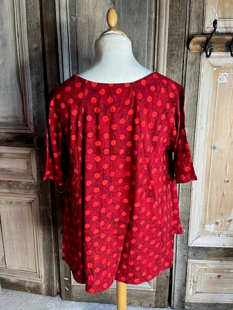 Normal Crazy - Blouse New Moza korte mouw Batik