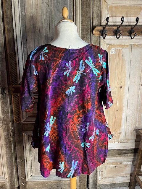 Normal Crazy - Blouse New Moza korte mouw Batik