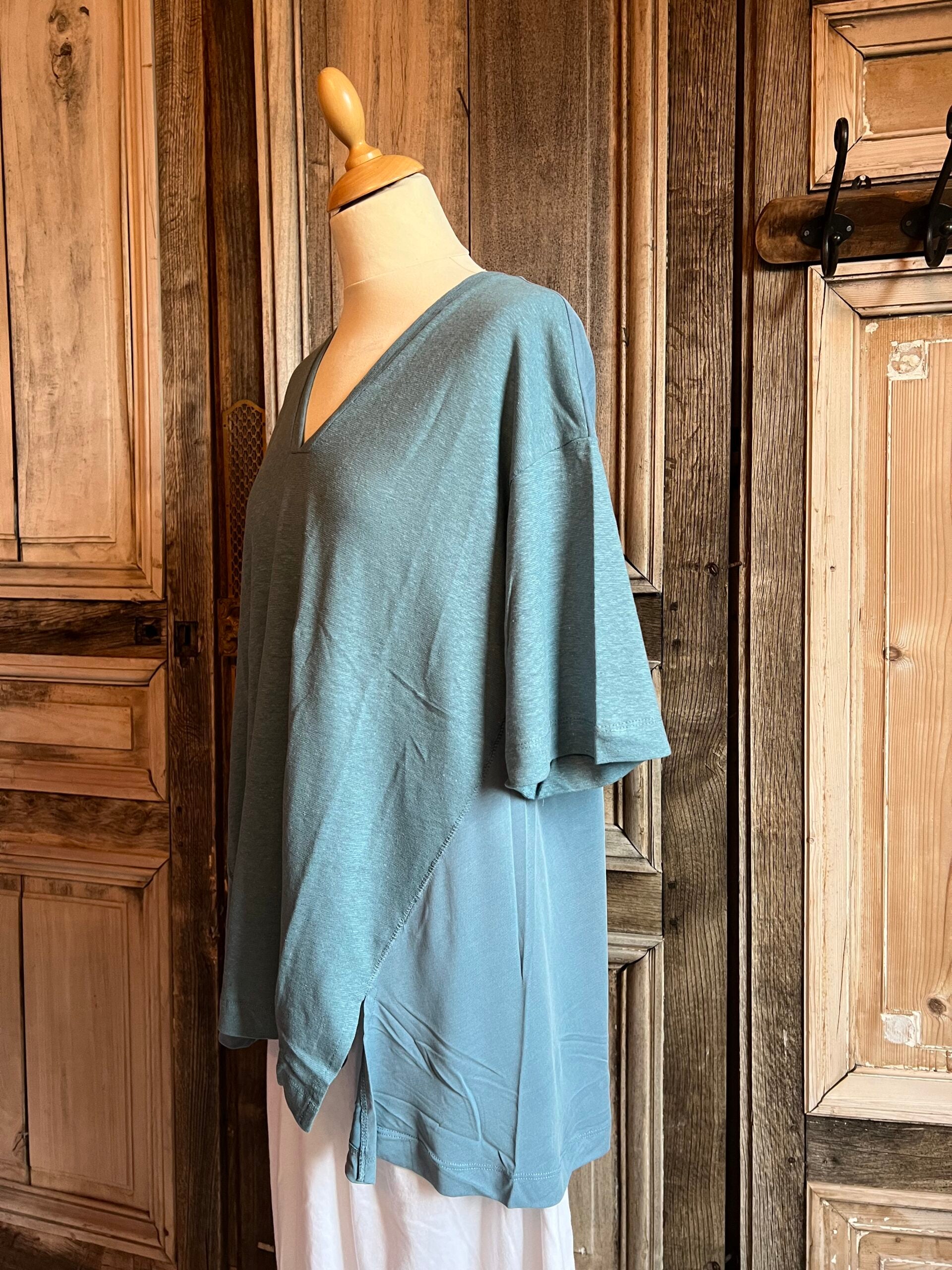 Ozai N Ku - Top Shirt - Azure