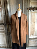 BB Style - Vest Uni kleur - Camel