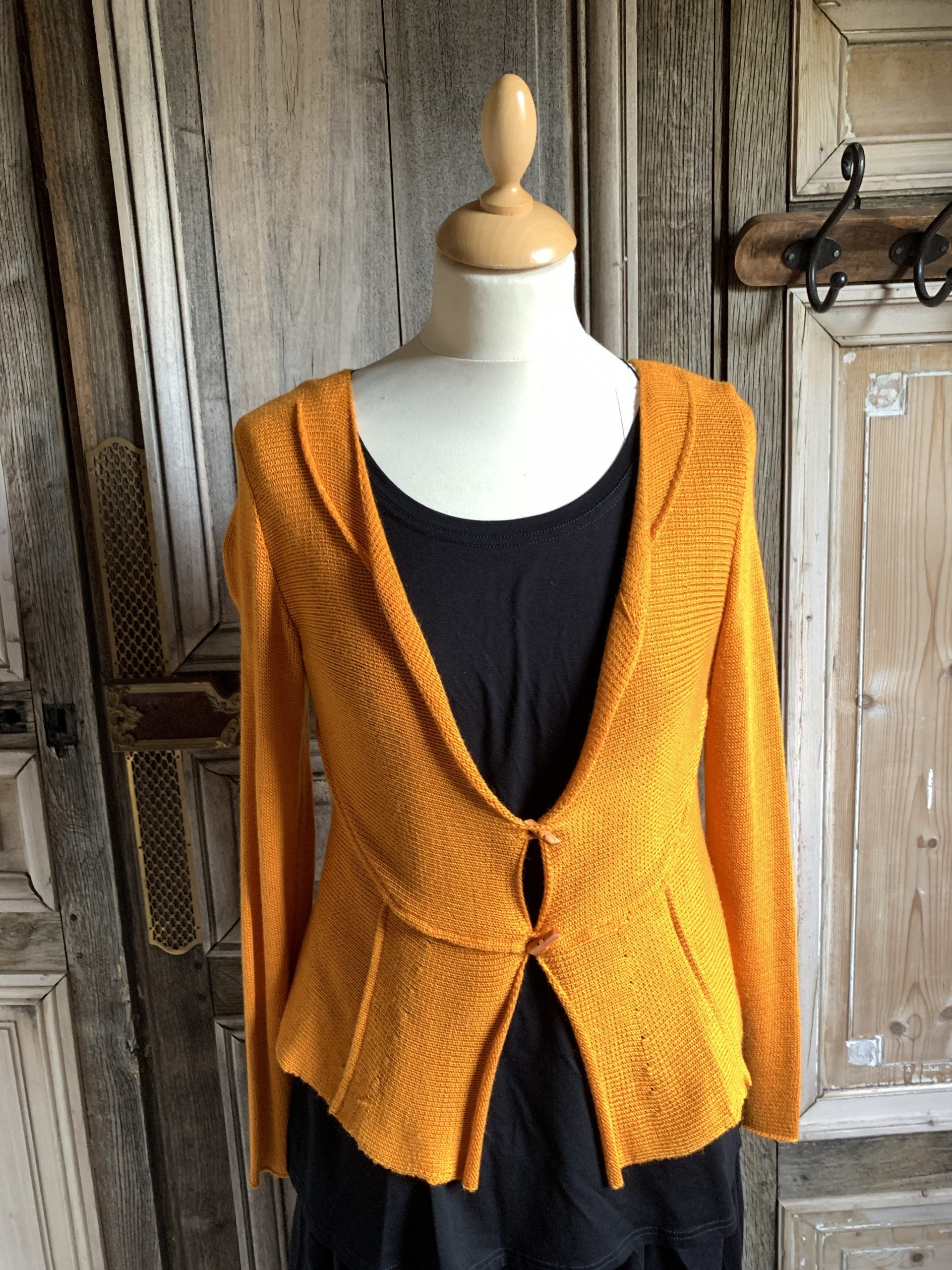 Zuza Bart - Vest 100% Bamboo - Oranje