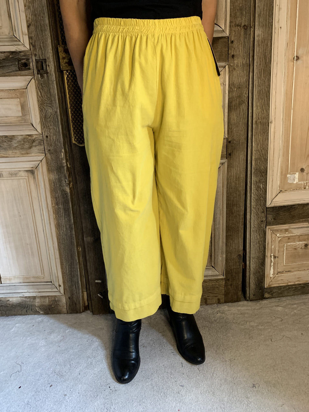 MB Style ribbroek - Geel